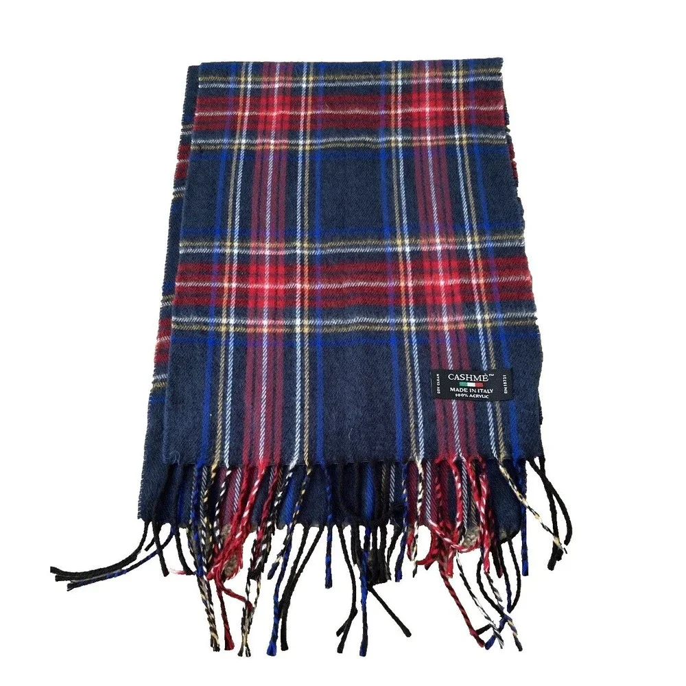 Cashme Plaid Scarf 60